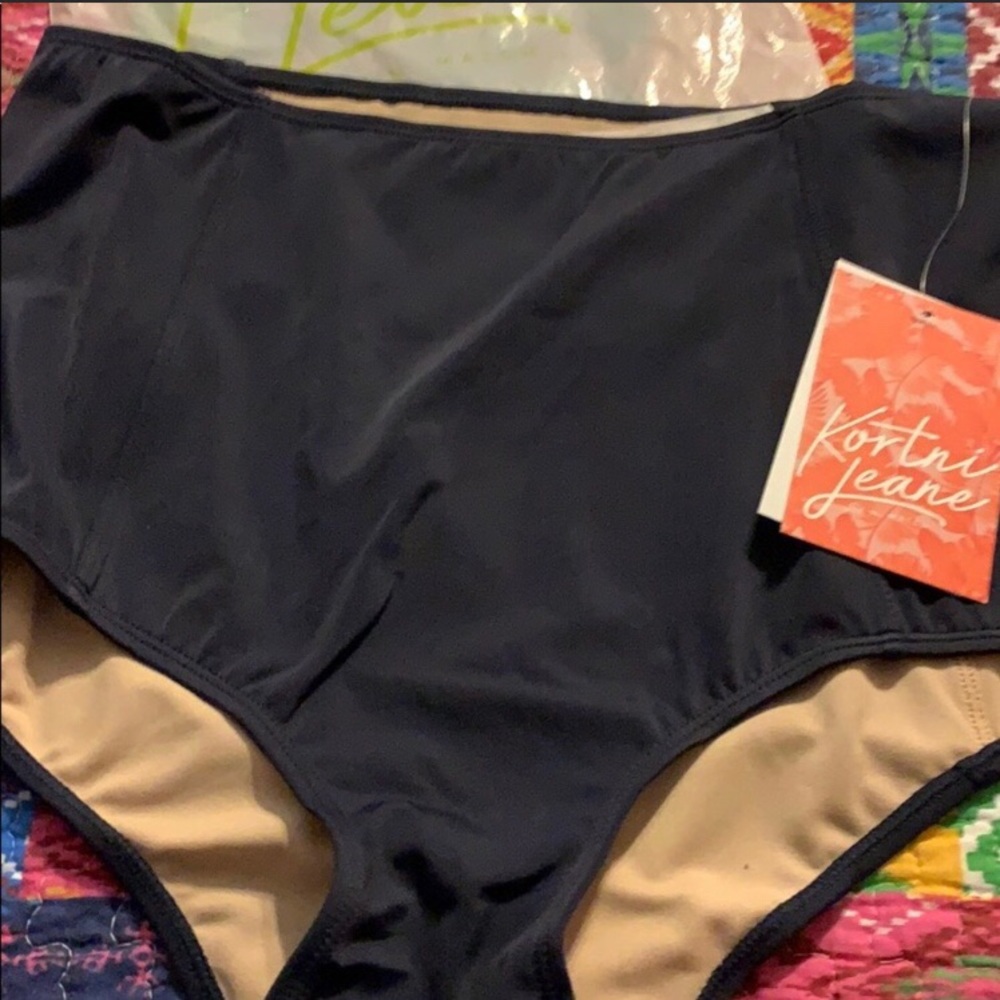 Kortni Jeane high waisted swim bottom